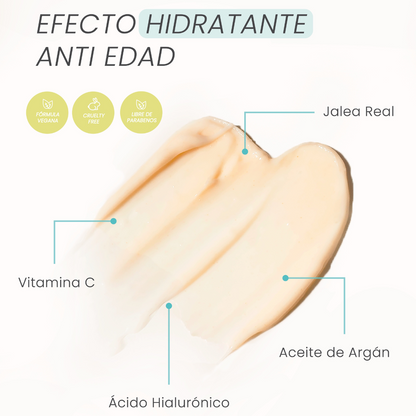 Crema de Jalea Real 30 g. Antiedad Cutis Seco.
