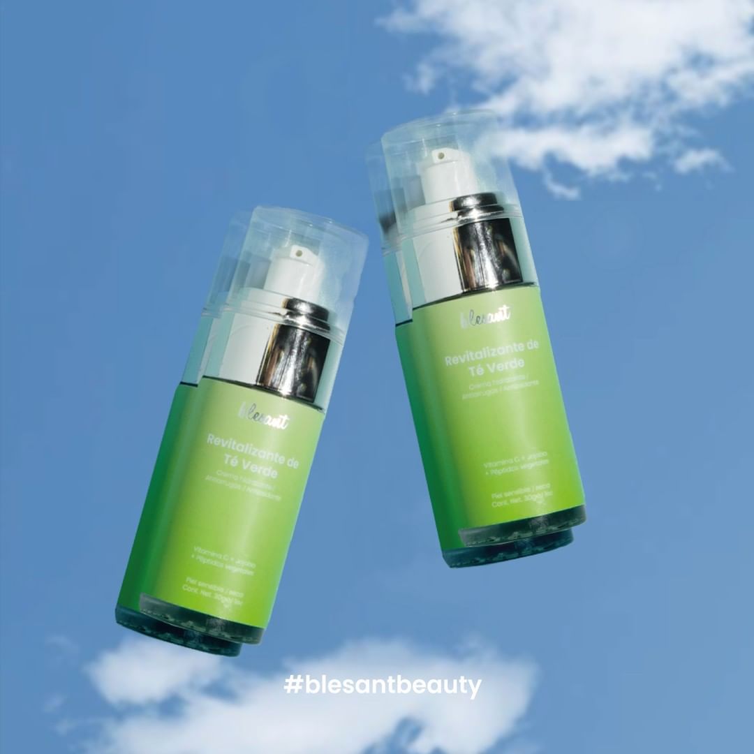 Crema Revitalizante de Té Verde 30 g. Antiedad Cutis Normal a Mixto.