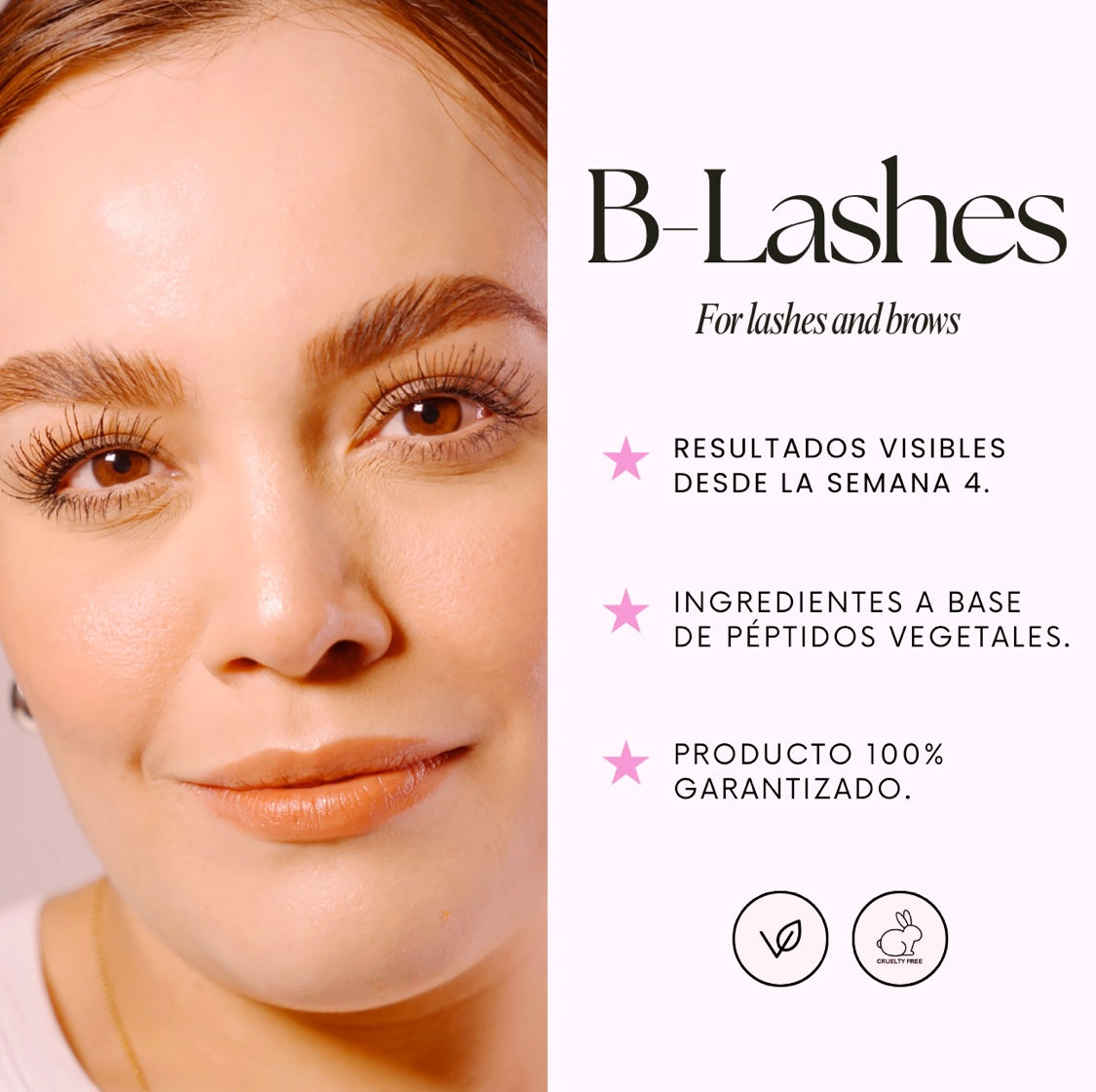 B-Lashes Suero Crecimiento Pestañas y Cejas.