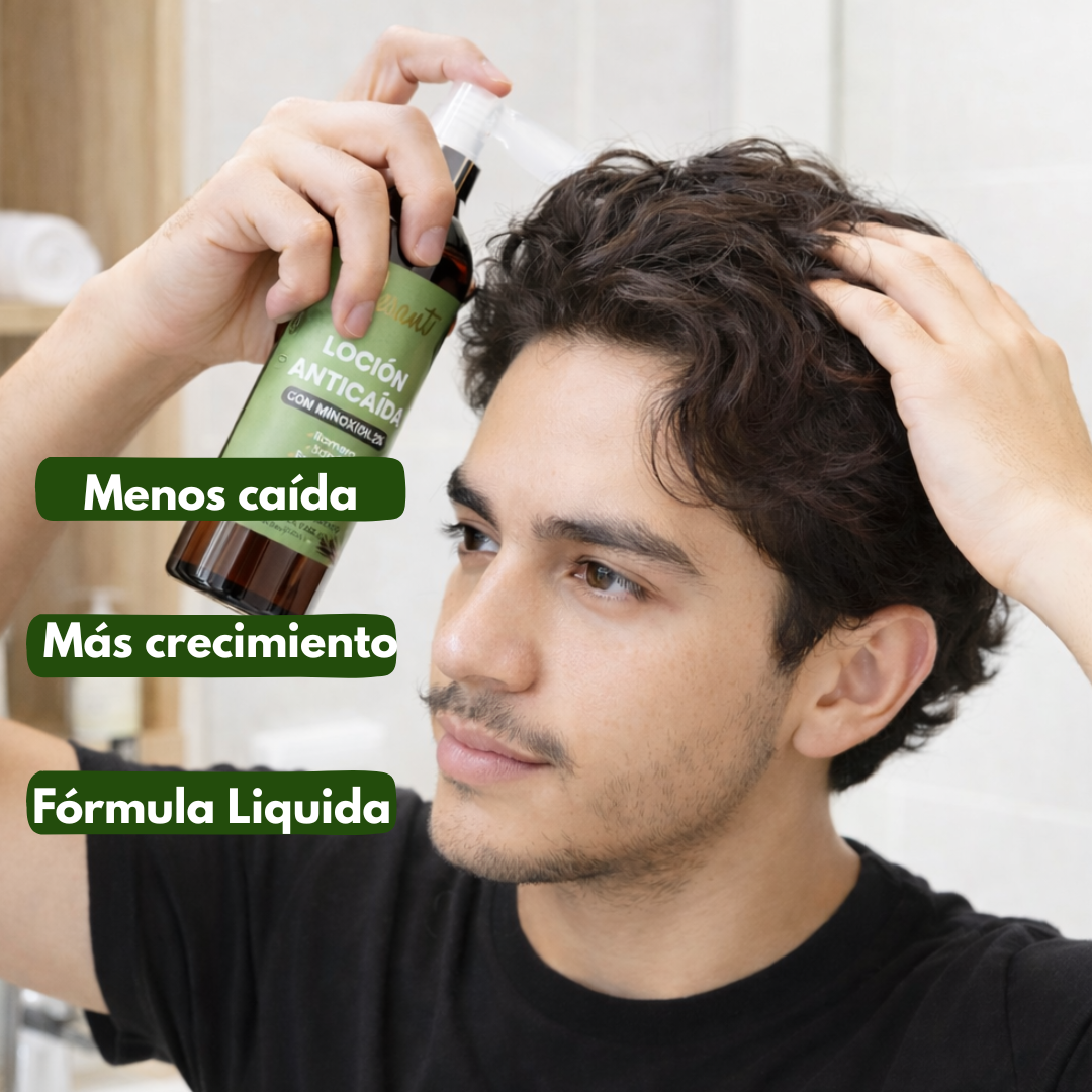 Loción Anticaída con extractos naturales. 125 ml