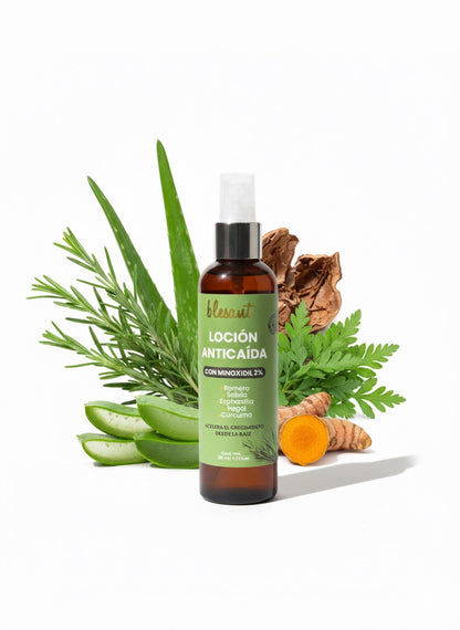Loción Anticaída con extractos naturales. 125 ml