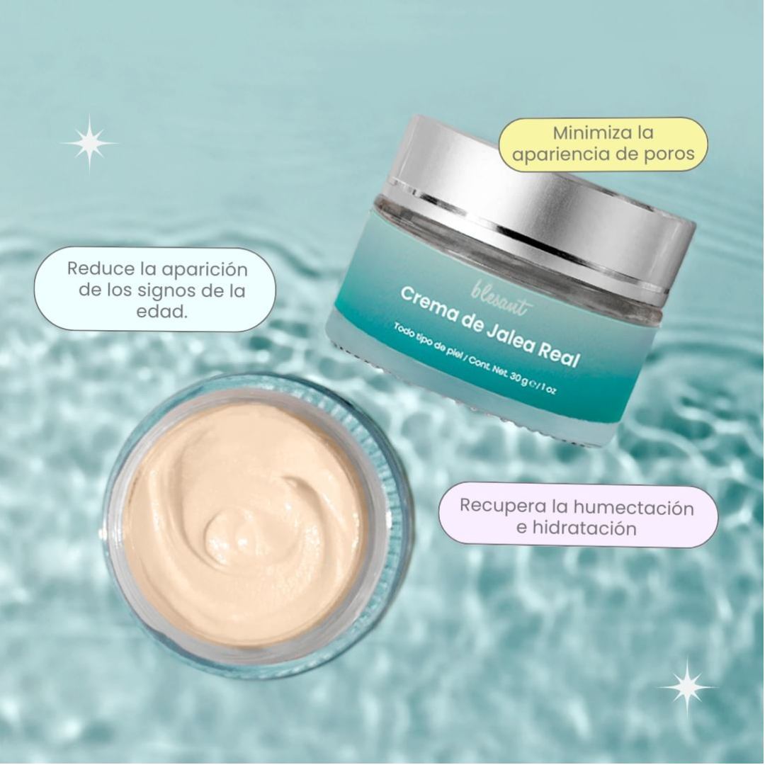 Crema de Jalea Real 30 g. Antiedad Cutis Seco.