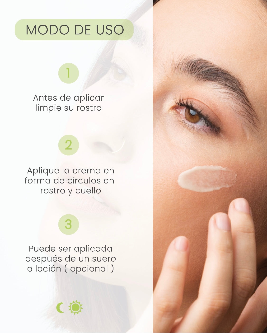 Crema Revitalizante de Té Verde 30 g. Antiedad Cutis Normal a Mixto.