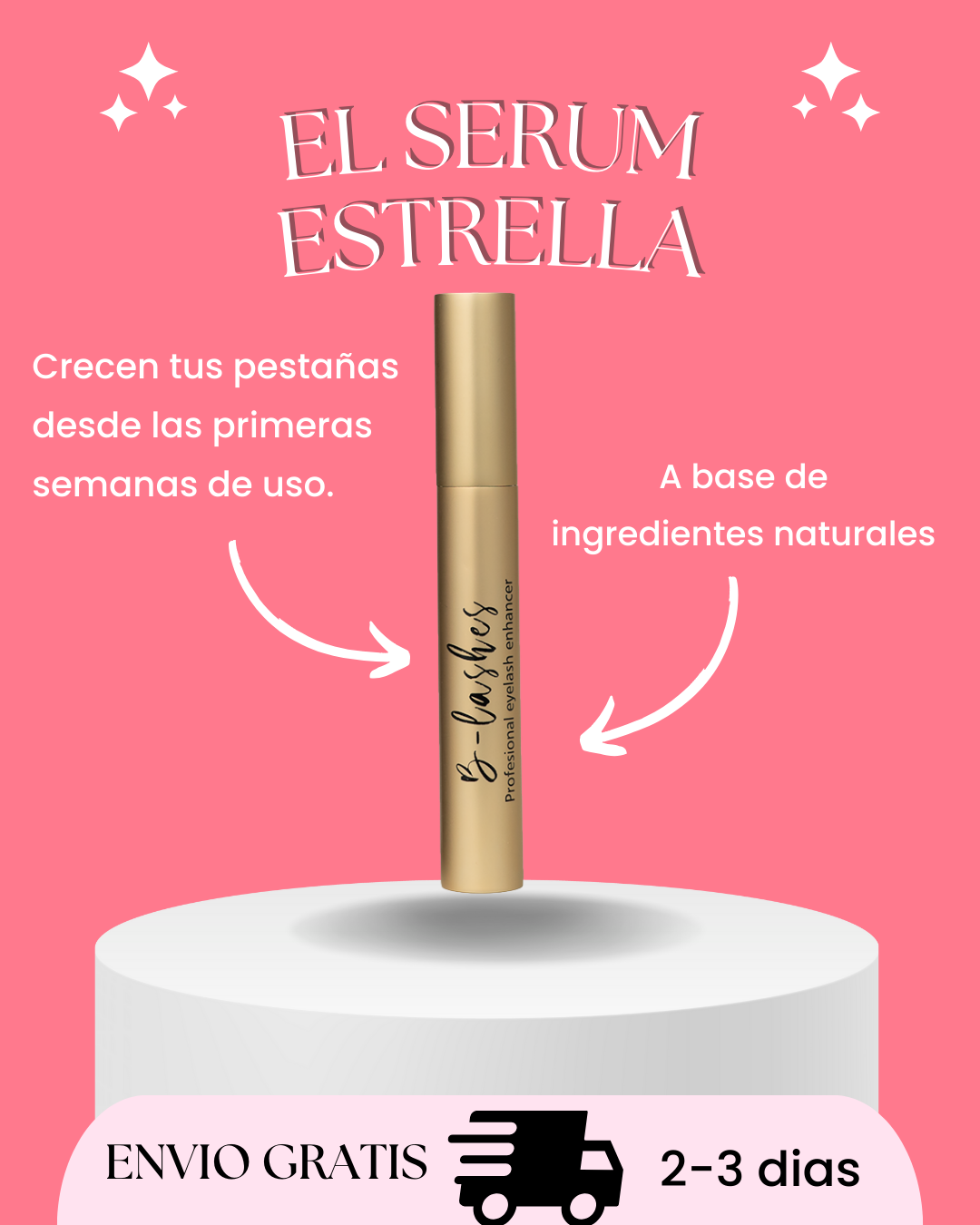 B-Lashes Suero Crecimiento Pestañas y Cejas.