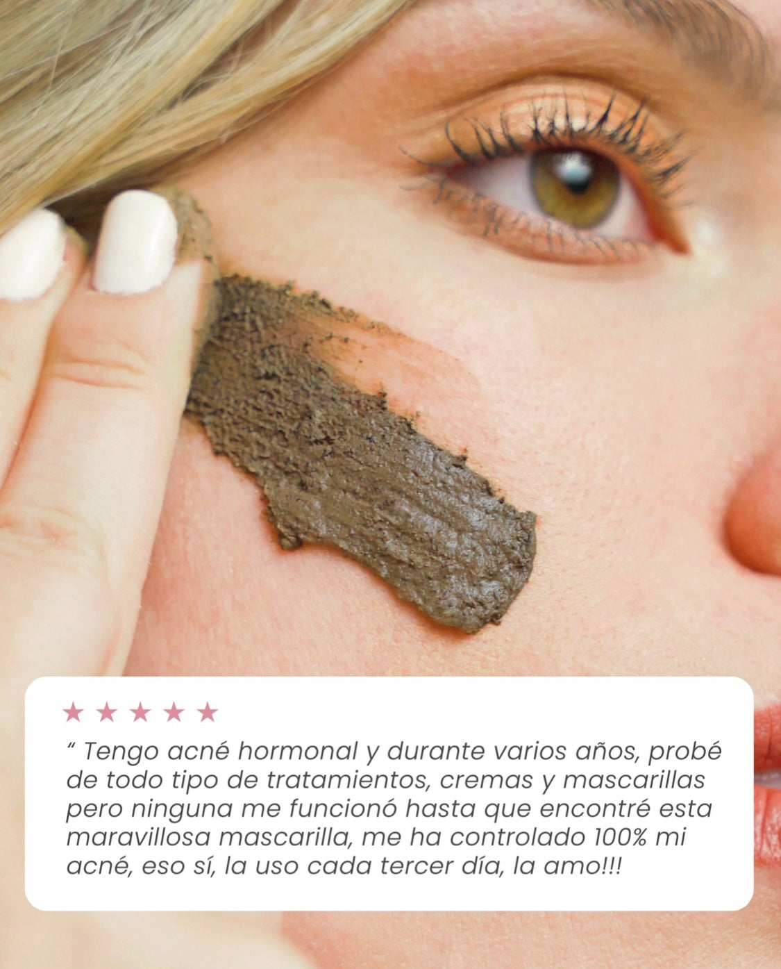 Mascarilla de Arcilla 60 g. Control Brillo Facial y Poros Limpios.