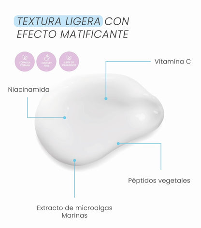 Crema Revitalizante de Algas Marinas 30 g. Antiedad para Cutis Graso.