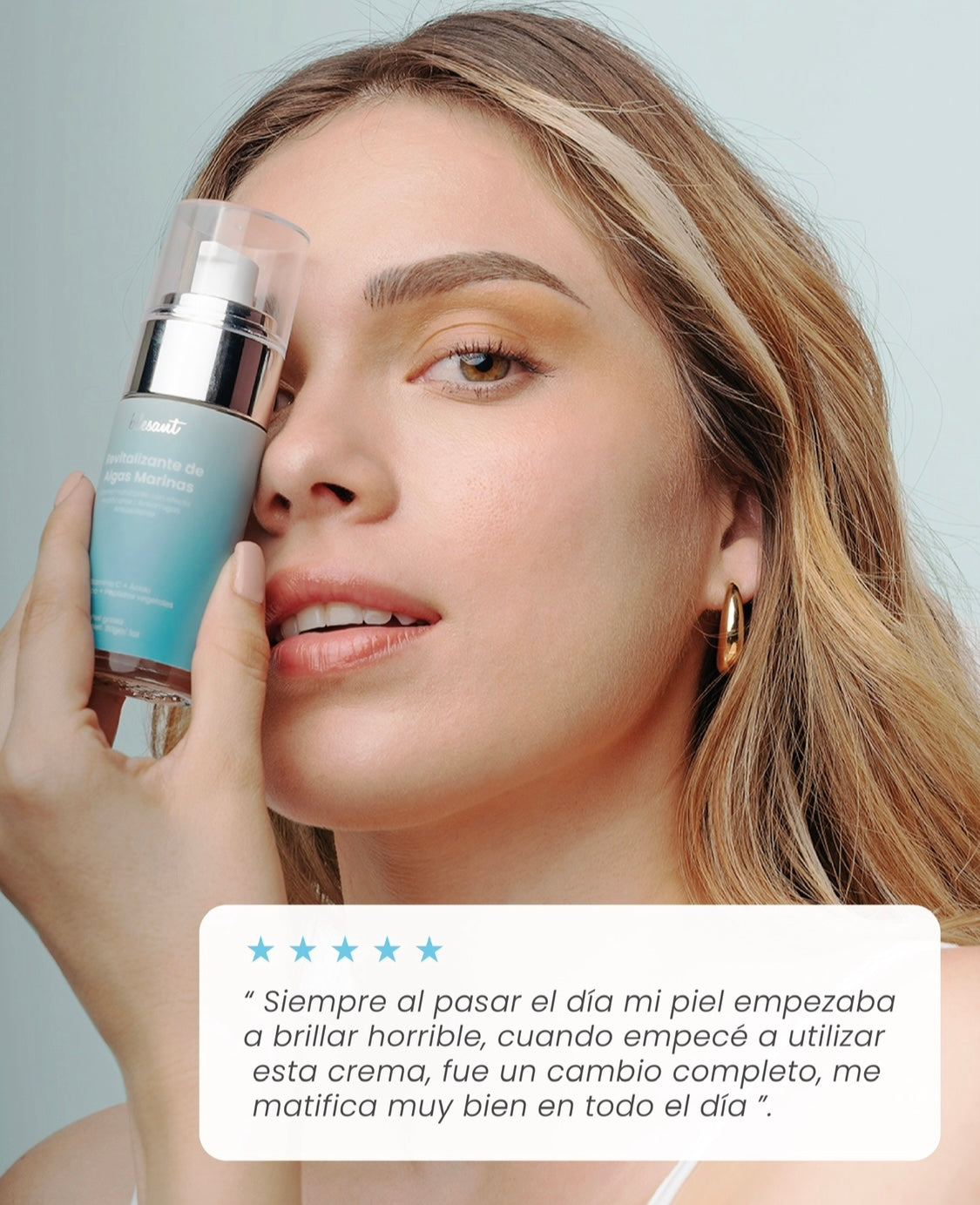 Crema Revitalizante de Algas Marinas 30 g. Antiedad para Cutis Graso.