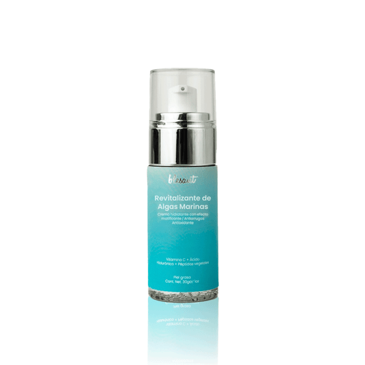 Crema Revitalizante de Algas Marinas 30 g. Antiedad para Cutis Graso.