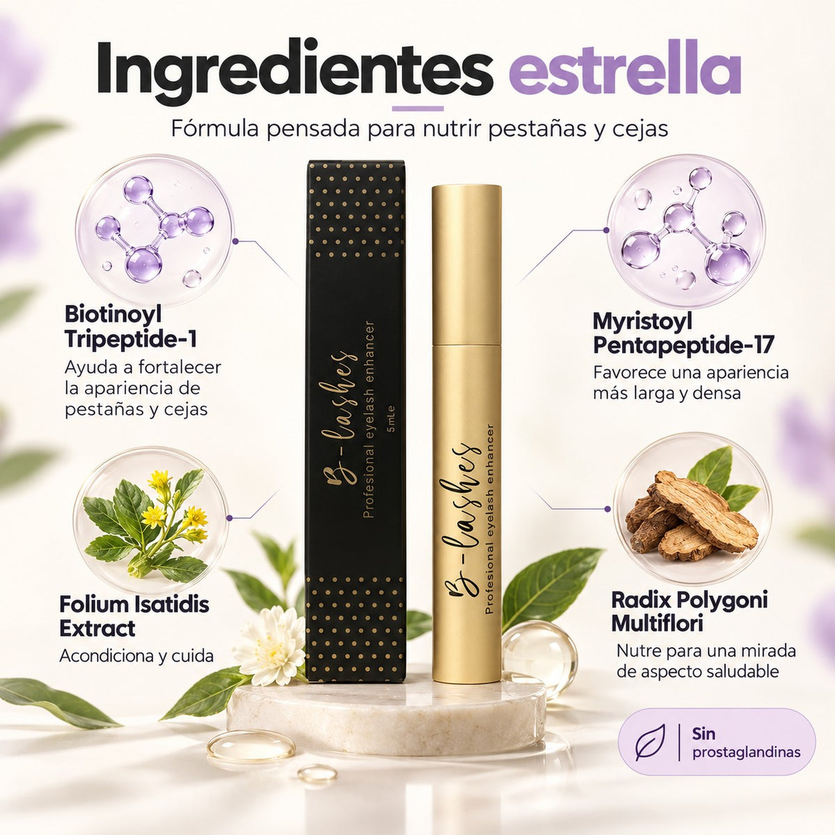 Ingredientes de B-Lashes
