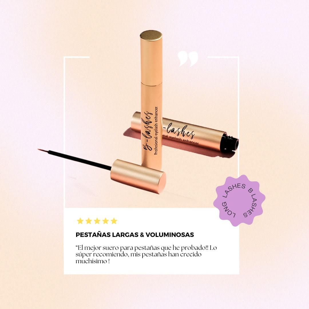 B-Lashes Suero Crecimiento Pestañas y Cejas.