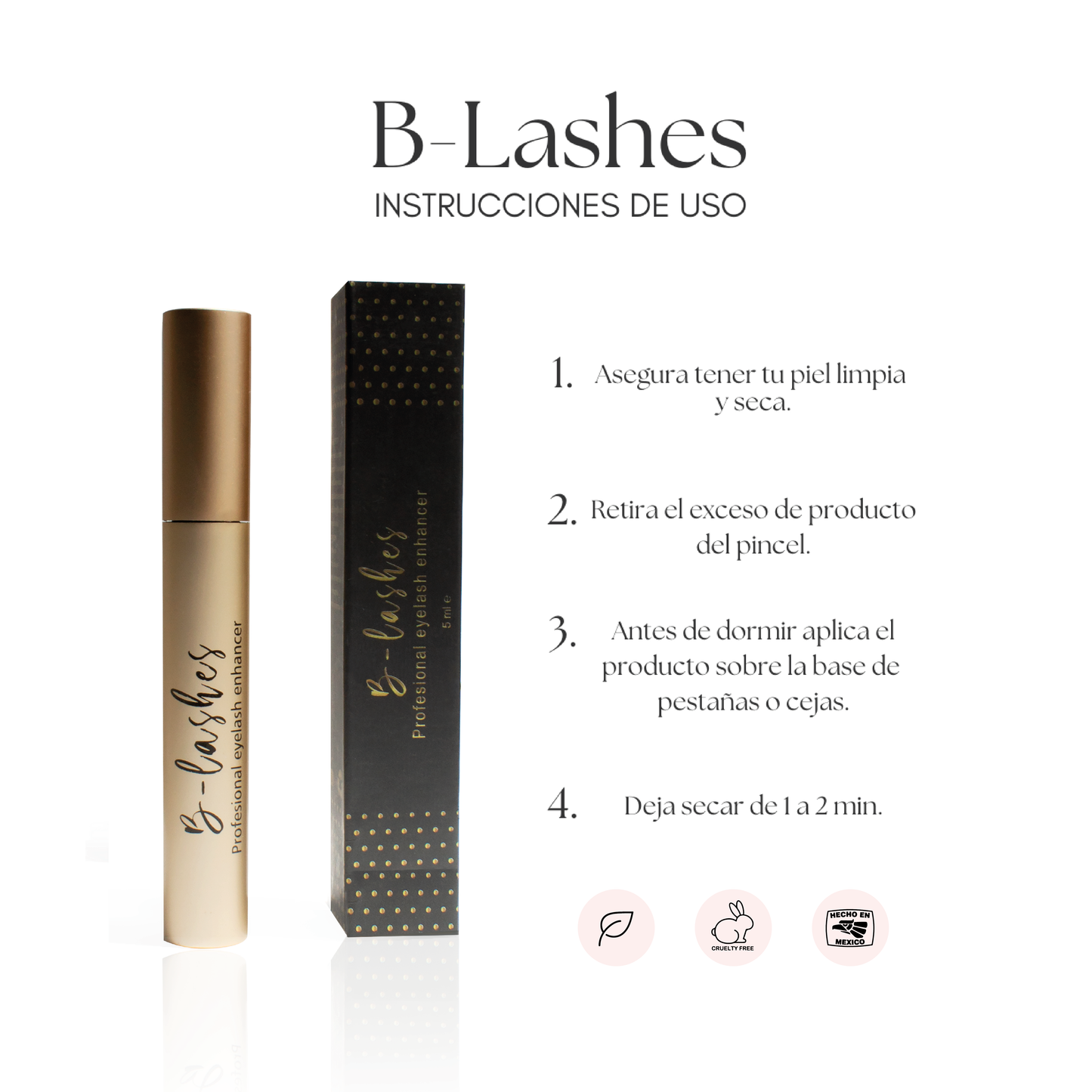 B-lashes (Paquete 5 pzas).