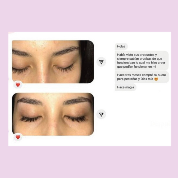 B-Lashes suero crecimiento pestañas y cejas.