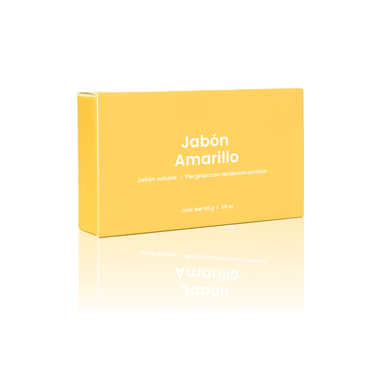 Jabón Amarillo 100 g. para Piel Grasa.