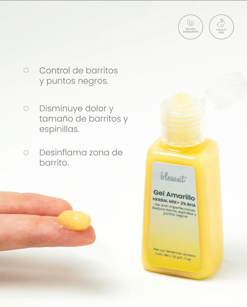 Gel Amarillo 30 g. Adiós barritos