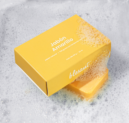 Jabón Amarillo 100 g. para Piel Grasa.