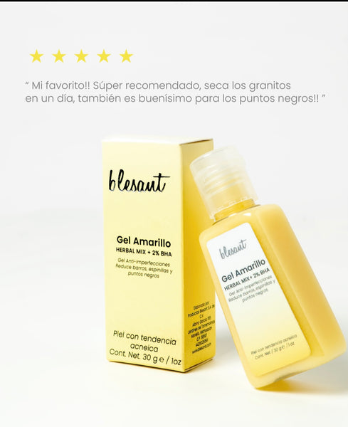 Gel Amarillo 30 g. Adiós barritos